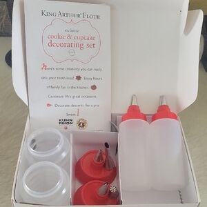 Cookie & Cupcake Decorating Set - Red Accents NIB